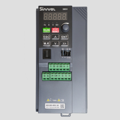 SID100-4R0-3B | Преобразователь частоты SID100, 4,0кВт - 150%, 3ф 380В, тормозной модуль, Sinvel