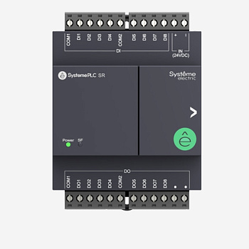 SM172EDM1600 | Дискретный модуль ввода/вывода; 24 VDC; 16 IO: 8 DI, 8 DO (реле), Systeme Electric