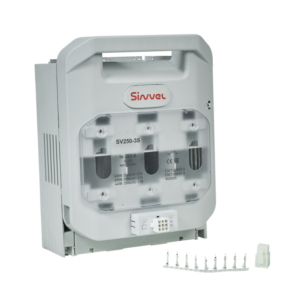 SV250-3BS | Горизонтальный ПВР, 250 A, NH1, 3P, монтаж на шины, Sinvel 