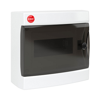 DKC 84608 Щиток настен. с дверцей 8 мод.., IP 41, белый