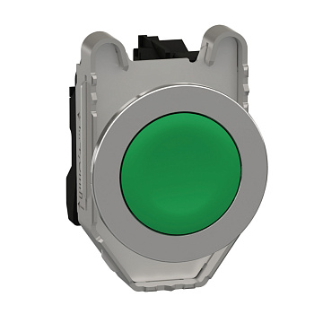 XB4FA31 | Кнопка без подсветки с возвратом, зелёная, 1НО, Schneider Electric