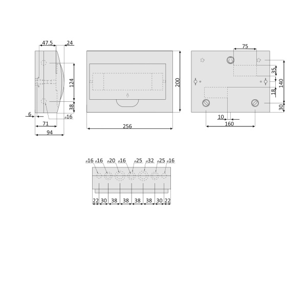 EZ9E112S2SRU | City9 Box корпус навесной с проз. дв. 1ряд/12мод, Systeme Electric