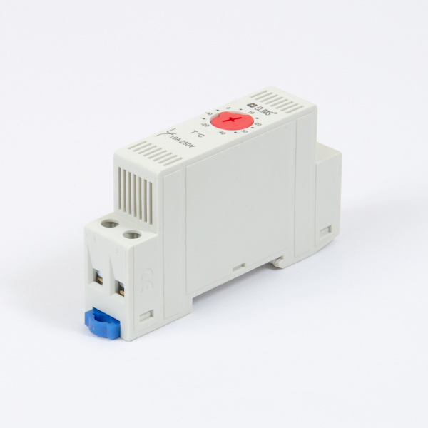 Термостат щитовой −20…+40°C, 1 НЗ, 10А, 250В АС-1