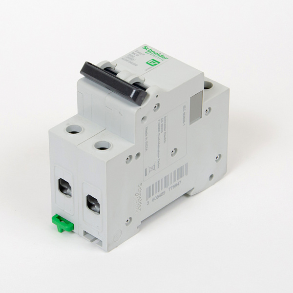 EZ9F86250 | Easy9, 2p, 50А, кривая D, 6кА — Автоматический выключатель, Schneider Electric