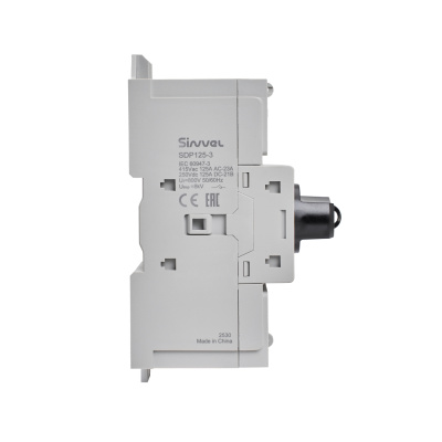 SDP125-3 | Выключатель-разъединитель, 125 А, 3Р, ручка прямого монтажа с блокировкой, Sinvel