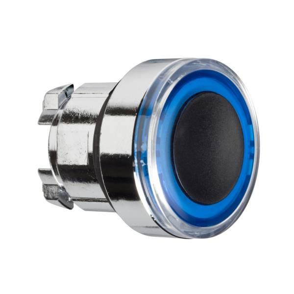 ZB4BW963 | Головка кнопки с подсветкой, синее кольцо, Schneider Electric