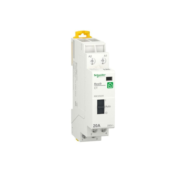R9C20220 | Модульный контактор 1P+N 20А 2НО 230/250В АС 50Гц, Schneider Electric
