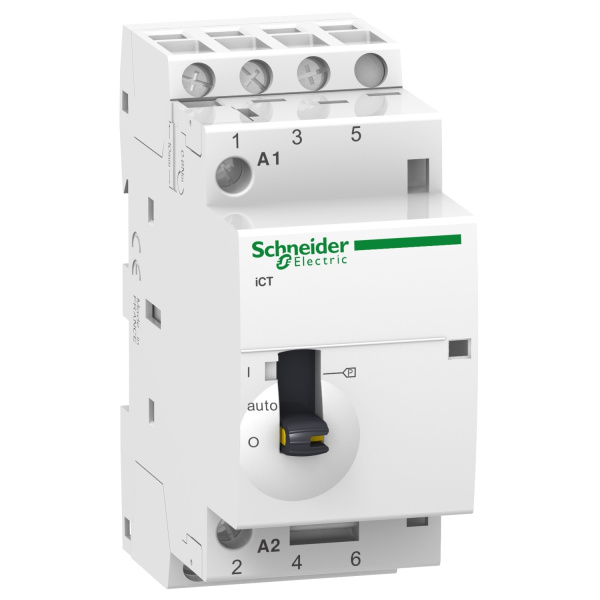 A9C21833 | Модульный контактор, серия iCT, 3НО, 25А, управление 220…240В AC, Schneider Electric