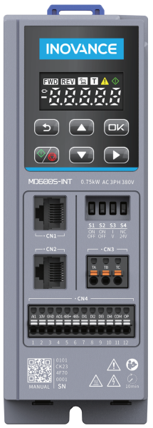 MD600S-2S2R8 | Преобразователь частоты MD600S, 0,37кВт - 150%, 220В, Modbus-RTU, Inovance