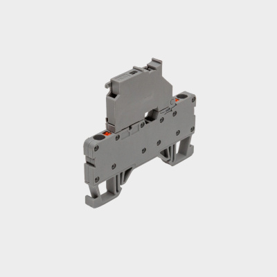 1020258 | OPK 2,5 SLD 220VAC/DC | Клеммник пруж.быстрозажимной (Push in) с держ.предохр.(5х20), 2,5 мм.кв., с и, Onka 
