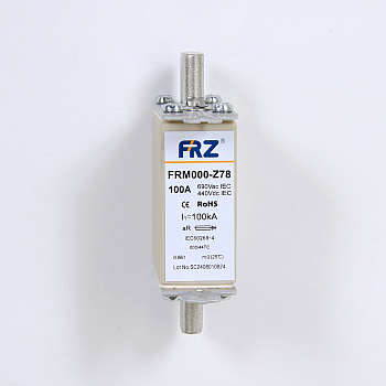 FRM000Z78 AC690 100A | Предохранитель  100 A, габарит NH000, хар-ка aR, 690 В АС/440 B DC,аналог SVF-NH000T690-100-aR, FRSI 