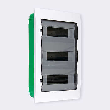 EZ9E312S2FRU | City9 Box корпус встраиваемый с проз. дв. 3ряд/36мод, Systeme Electric