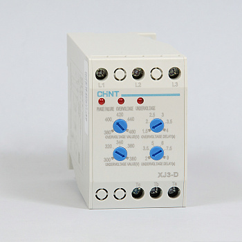 ch284003 | Реле контроля фаз XJ3-D AC 380В, Chint