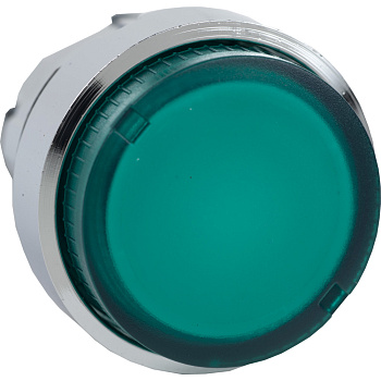 ZB4BW13 | Головка кнопки с подсветкой, зелёная, выступающая, Schneider Electric