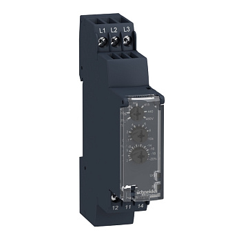 RM17TU00 | Реле контроля напряжения трёхфазное 1CO 5А, Schneider Electric