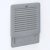 Выпускная решетка Slide 150х150мм, вырез 124х124мм, RAL7035 Выпускная решетка Slide 150х150мм, вырез 124х124мм, RAL7035