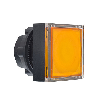 ZB5CW353 | Головка для кнопки с подсветкой, квадратная, желтая, Schneider Electric