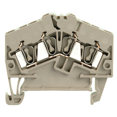 1706060000 | Пружинная клемма 2.5кв.мм ZDU 2.5-2/4AN (4 места вход/выход), Weidmuller
