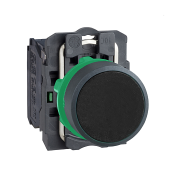XB5AA21 | Кнопка с возвратом, чёрная, 1НО, Schneider Electric