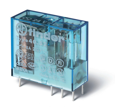 405282300300PAC | Миниатюрное реле, серия 40, 230В AC, 8А, 2NO, Finder