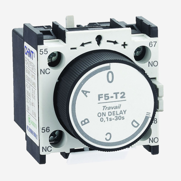 ch258022 | Приставка выдержки времени на вкл.F5-T2 (0,1-30 сек) для NC1, NC2, NC8 и NXC, Chint