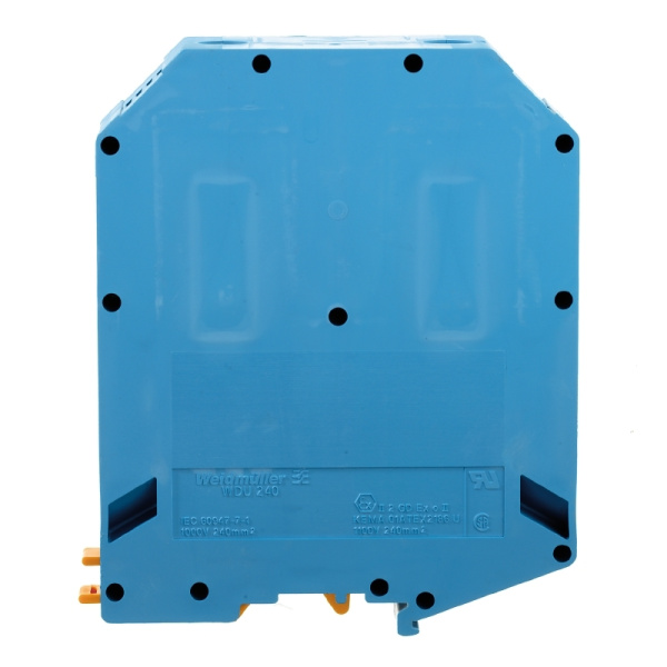  WDU 240 BL | Винтовая клемма 240кв.мм WDU 240 BL, синяя, (уп.-2шт.), Weidmuller 