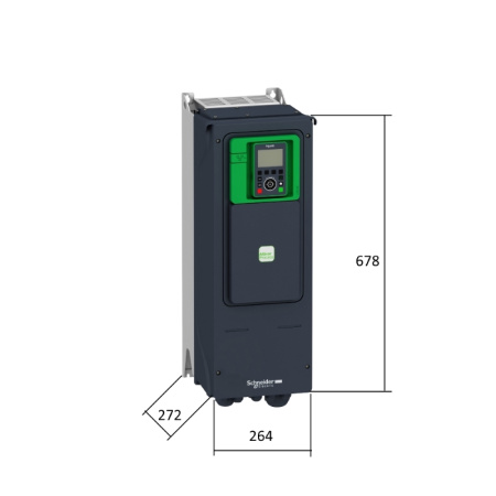 ATV950U22N4 | Преобразователь частоты, серия ATV950, 1,5/2,2 кВт, 4,0/5,6 А, перегрузка 150/120 %, 380 В, Schneider Electric
