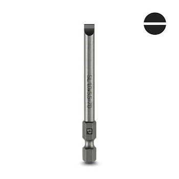 PC1212575 | Отверточный бит со шлицем SF-BIT-SL 1,0X5,5-70, (уп-5шт.), Phoenix Contact