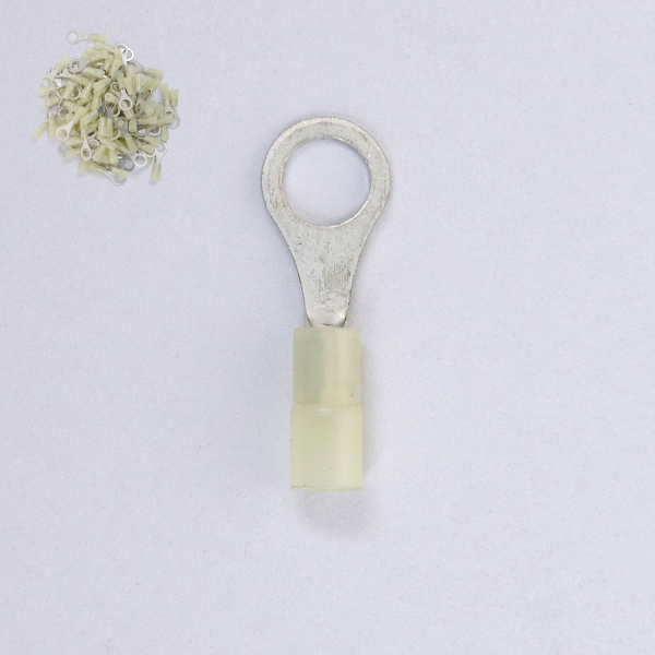 ID VF-M4 | Кольцевой наконечники с изоляцией 0.2-0.5мм M4 (уп-100шт), ID