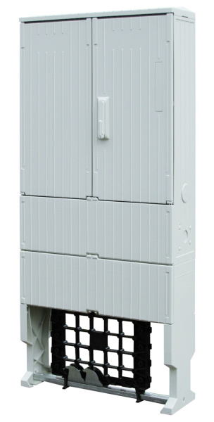 S5600006 | Шкаф пластиковый наружной установки, серия 222, в разборе, пустой, габарит 00S, Jean Muller