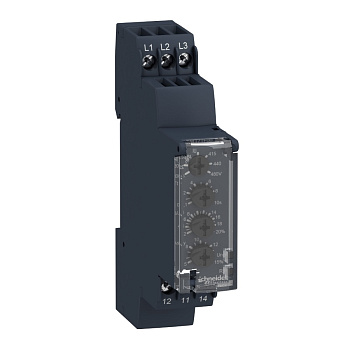 RM17UAS15 | Реле контроля напряжения однофазное 1CO 5А, Schneider Electric
