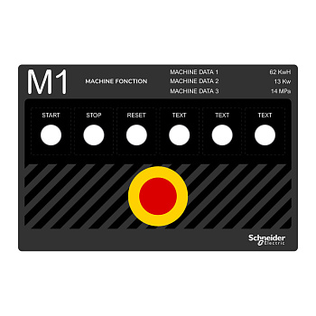 ZBYLEG302001 Трафарет для маркировки, 300x200мм, шаблон, Schneider Electric 