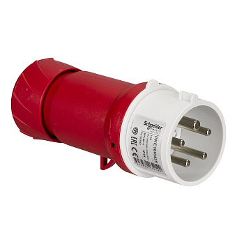 PKE32M435 | Кабельная вилка 3P+N+PE 32 А IP44, Schneider Electric