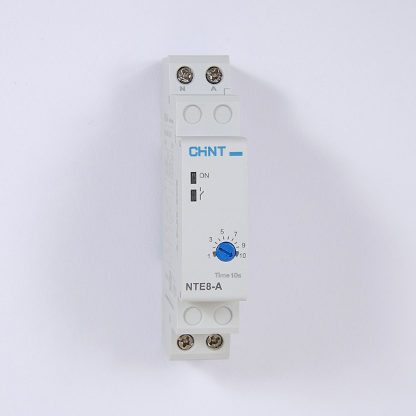 ch258326 | Реле времени NTE8-10А (задержка времени выключения) 1-10с, 1НО, AC 230В, Chint
