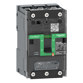 C11N3TM016B | Автоматический выключатель NSXm 100N TM-D 3P3d 16A 50кА, Schneider Electric