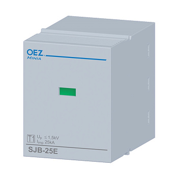 OEZ:38360 | Сменный модуль тип 1, запасная часть, Iimp 25 kA, Uc AC 350 V, только сменный модуль, искровой разря, OEZ