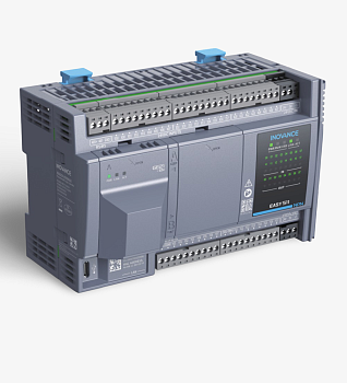 Easy511-2416TN | ПЛК Easy511, 24 входа PNP/NPN, 16 выходов NPN, 1x RS485, 1x RS232, 1x EtherNET, 1x EtherCAT, 1x USB,, Inovance