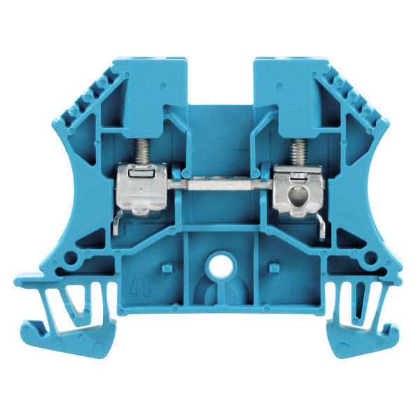 1020180000 WDU 4 BL | Проходная клемма WDU 0,13…6мм², 32 А винтовой зажим, Weidmuller 