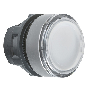 ZB5AA18C0 | Головка кнопки, белая, для вставки маркировки, С0, Schneider Electric