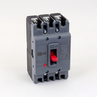 22742DEK | Силовой авт. выключатель 3P 20А 25кА ВА-302, Dekraft