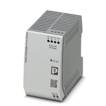 PC2902993 | Блок питания, серия UNO, 24В DC, 4,2A, 100Вт, Phoenix Contact