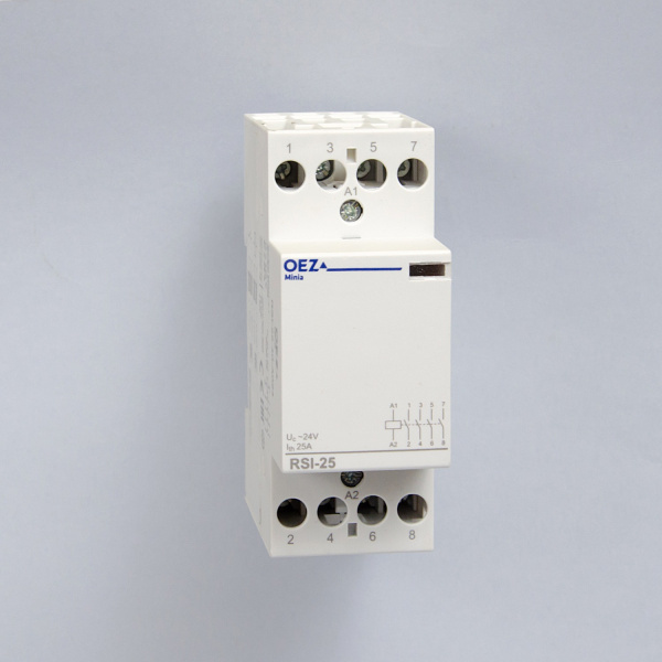 OEZ:36621 | Модульный контактор, серия RSI, 4НО, 25А, управление 24В AC, OEZ