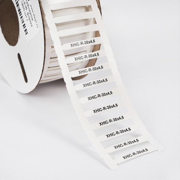 423304602  | Маркер для контейнеров XHIC-R-30-4,6x0,4-W, форма под конус (уп. 1800 шт.), Elegir 