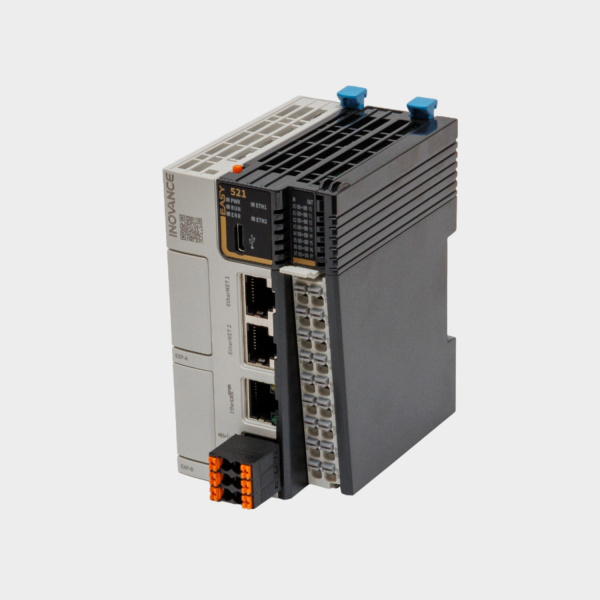 Easy521-0808TN | ПЛК Easy521, 8 входов PNP/NPN, 8 выходов NPN, 1x EtherCAT, 2x EtherNET, 1x RS485, 8 сервоосей, Inovance