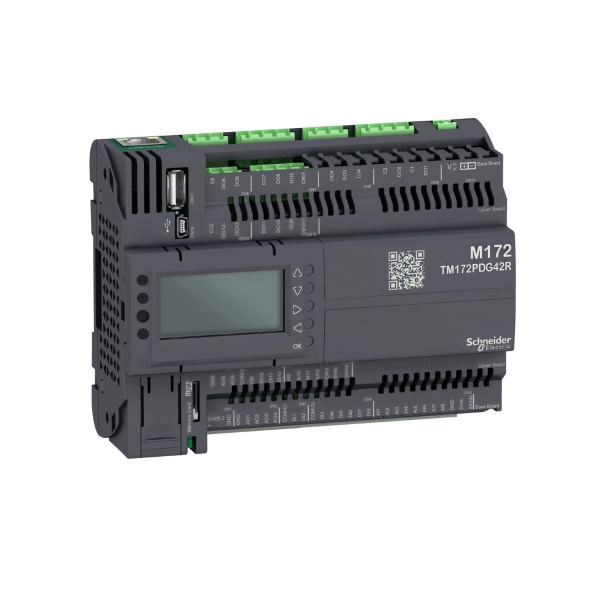 TM172PDG42R | ПЛК М172, с дисплеем, 42 I/O, Eth, 2 MB, Schneider Electric
