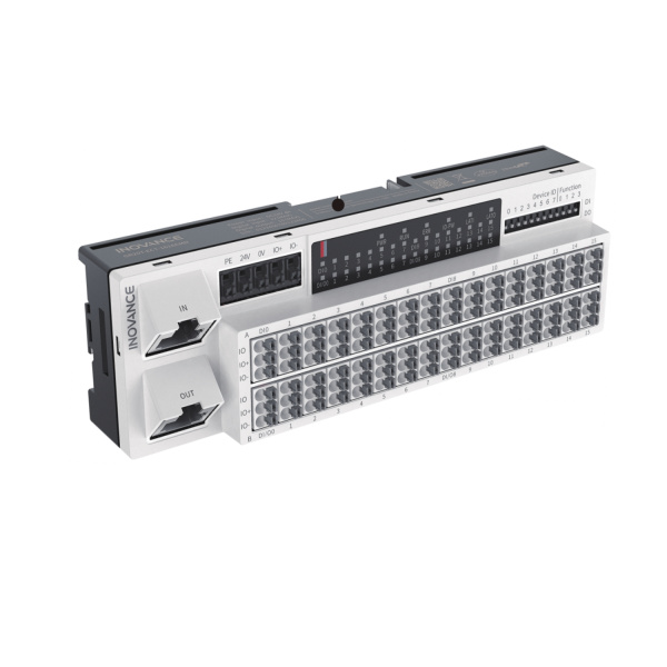 GR20T-ECT-1616EMN | Модуль расширения  EtherCAT GR20, 16 дискретных входов NPN, 16 дискретных выходов NPN (могут быть ск, Inovance