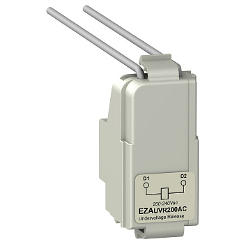 EZAUVR200AC | Расцепитель минимального напряжения EZC100 220В АС, Schneider Electric