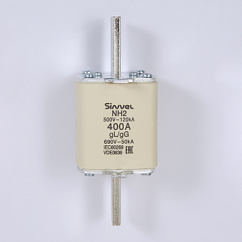 FNH2-400 | Предохранитель ножевой тип 37, 400 A, габ 2, gG, 690 B AC, Sinvel 