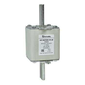 SVF-NH2T690-315-aR | Предохранитель, 315 А, 690 В AС, aR, габарит 2, ножи, Sinvel 