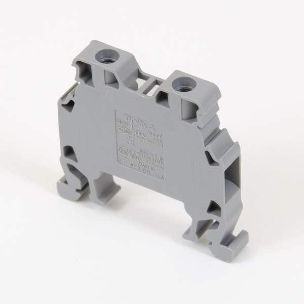 1010022 MRK 4 | Клеммник на DIN-рейку 4мм.кв. (серый), 1022, Onka 